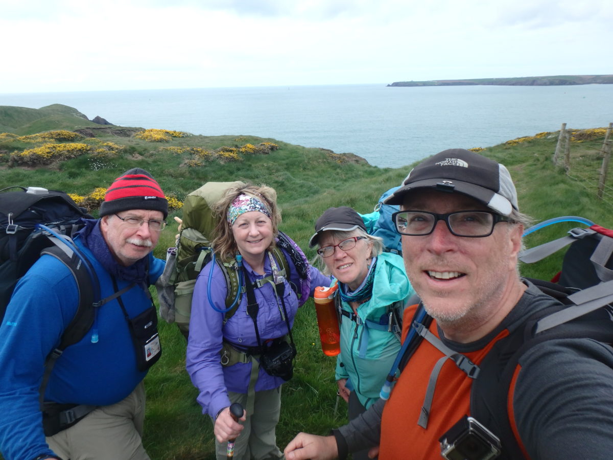 Day 6–Monday, April 17. Freshwater West to Angle (8.5 miles)