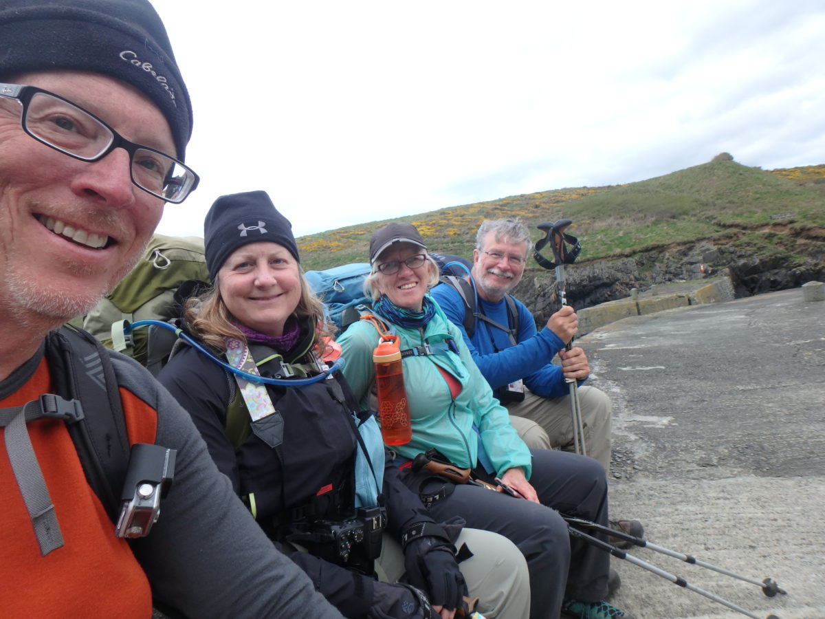 Day 17–Friday, April 28. Whitesands Bay to Porthgain (10 miles)