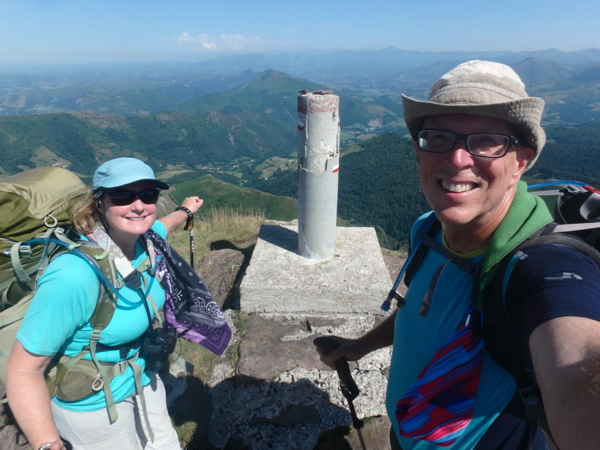 Day 6–Wednesday, July 5. Just past side trail to d’Urdos (7 miles)
