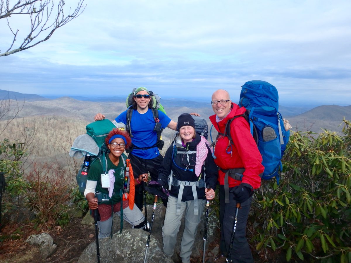 Day 49, Sunday, April 1.  Overmountain Shelter—15.6 miles