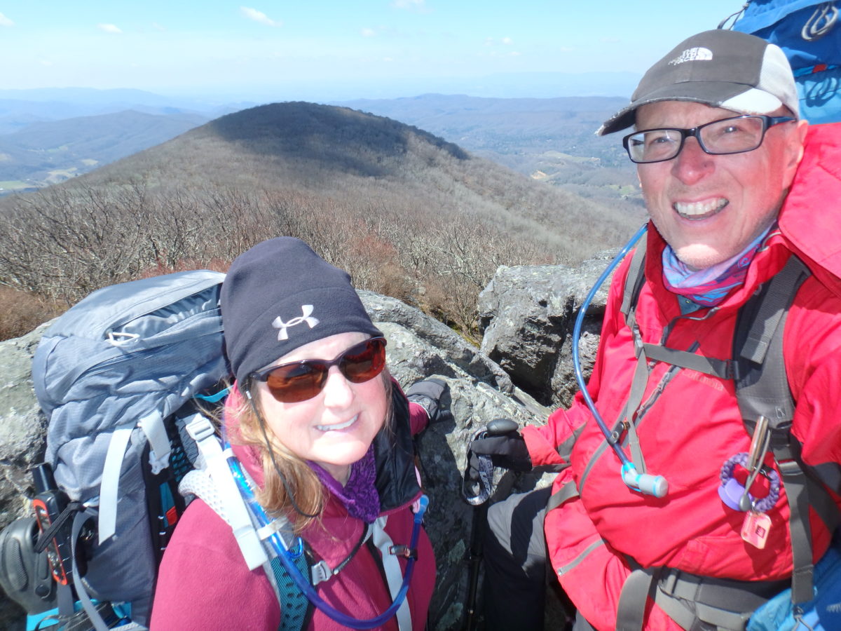 Day 59, Wednesday, April 11.  Thomas Knob Shelter—12.4 miles